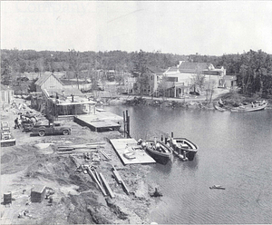 Building of Clipper Cove, Pleasure Island :June 5, 1959