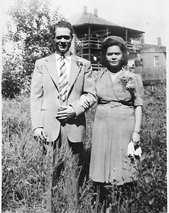 Fernando Loureiro and Adalice Leite at their wedding