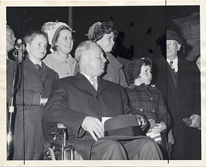 Mayor John F. Collins with his family