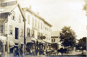 Union Street, showing Bay State House about 1880