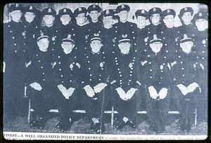 Saugus Police Dept., Chief Roland Mansfield, he was chief 1951