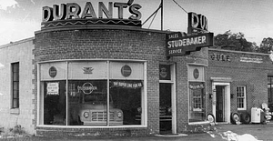 Durant's Motors and Gulf Station, 795 Main Street, Greenwood, 1949