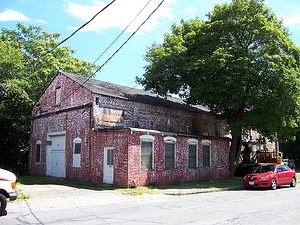 Car barn at 14 Valley Street, Wakefield, Mass.