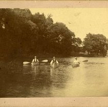 Canoes on Spy Pond, Arlington Boat Club