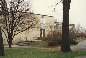View of the old Schoo-Bemis Science Center at Springfield College