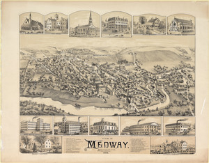 View of Medway, Massachusetts, 1887