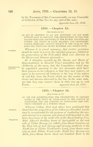 1795 Chap. 0012 An Act For Incorporating The Proprietors Of Certain Lands In The Town Of Wilbraham In The County Of Hampshire, For The Purpose Of Conducting The Concerns Thereof As A Common Feild.