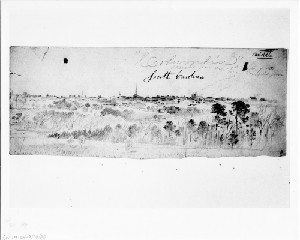 Columbia, South Carolina, Sketched from Camp Sorgum