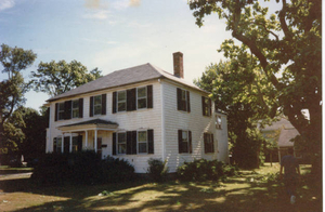 House built in 1830--originally located on the site of the current fire station on Main Street