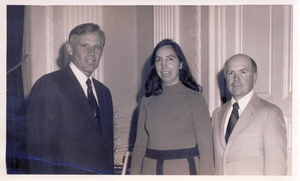 Governor Francis W. Sargent, Lyn Dietrich, Charles Dietrich