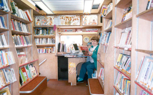 On the old bookmobile