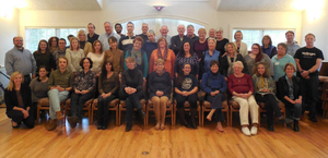 Volunteers and staff at the Martha's Vineyard Mass. Memories Road Show