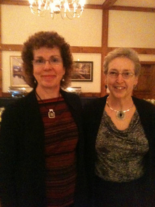 Library trustees at a fundraiser