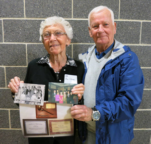 Beverly Shea and Paul Shea at the Wilmington Mass. Memories Road Show