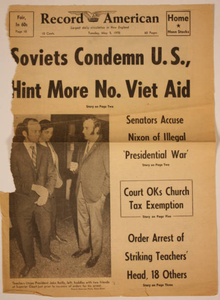 Newspaper article, John Reilly, 1970