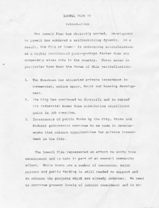 Lowell plan II