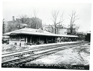 Milton Station before being razed