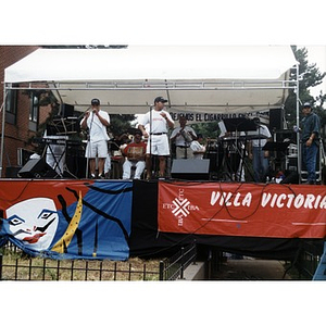 Musicians performing at the 1999 Festival Betances.