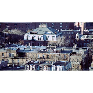 View of roofs of South End buildings.