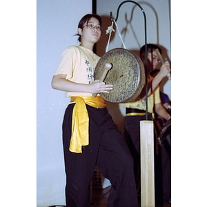 Musician at Labor Day Fair in Chinatown