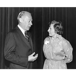 Kenneth Ryder and Shirley Williams at the Second Annual World Conference on Cooperative Education