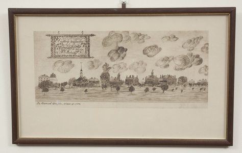 "A westerly perspective VIEW of part of the Town of Cambridge"