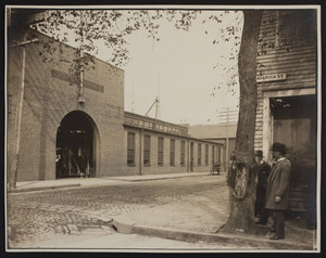 Exterior view of the Atlantic Works building, Border and Maverick Streets, East Boston, Mass., September 17, 1918