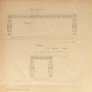 "Table of Dark Oak"