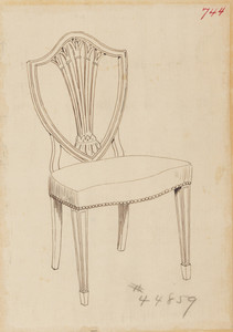 simple chair drawing side view