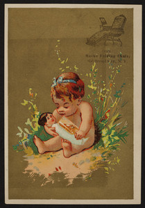 Trade card for the Marks Folding Chair, Marks Adjustable Folding Chair Co., Ltd., 850 Broadway, New York, New York, undated