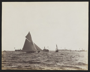 America's Cup Race: Valkyrie at finish