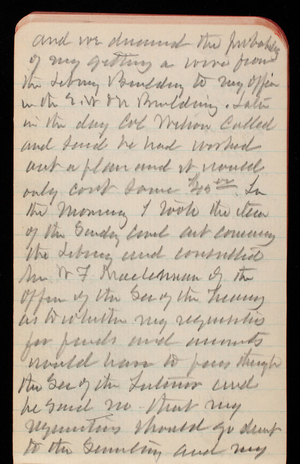 Thomas Lincoln Casey Notebook, September 1888-November 1888, 29, and we demand the probability