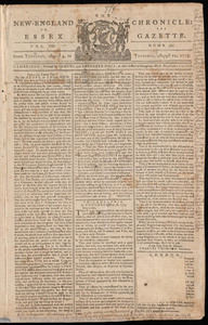 The New-England Chronicle: or, the Essex Gazette, 10 August 1775