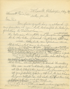 Letter from Benjamin Smith Lyman to C. H. Pierce