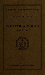 Winter schools 1915-16. M.A.C. Bulletin vol. 7, no. 6