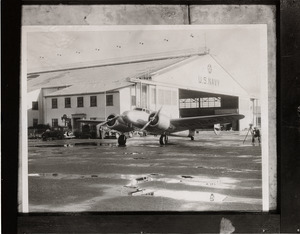 Amelia Earhart's Lockheed-Electra airplane at Oakland Airport
