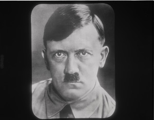 Adolf Hitler: portrait facing camera