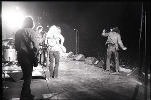 Hollywood Speedway Rock Festival: unidentified band playing under the lights