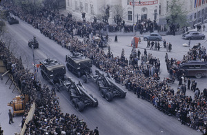 Heavy artillery at Belgrade parade