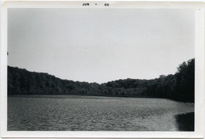 Mann's Pond along the Massapoag Trail (center view)