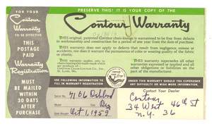 Contour Warranty