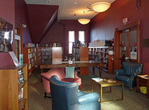 Merriam-Gilbert Public Library: reading area
