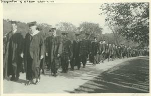 Hugh P. Baker inaugural procession