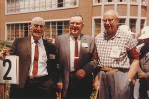 Howard H. Wood, Stephen P. Puffer and Charles D. Walker at 50th reunion
