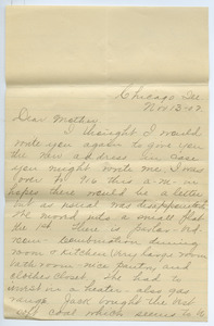 Letter from Adeline Kessel to Louisa Gass