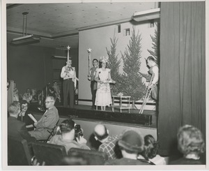 Performers in Christmas pageant