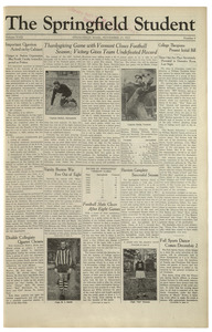 The Springfield Student (vol. 18, no. 8) November 23, 1927