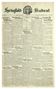 The Springfield Student (vol. 23, no. 03) October 13, 1932