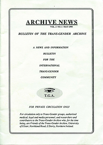 Archive News Vol. 2 No. 1 (May, 1990)