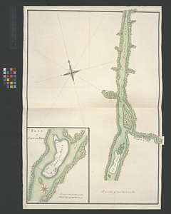 Part of the Richelieu River showing Isle aux Noix